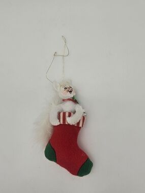 Annalee Shimmermint Kitty Holiday Ornament